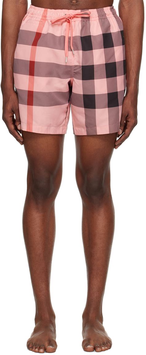 burberry swim shorts fake|Burberry big check swim shorts.